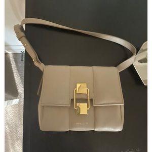 Demillier Mini Alexandria bag. Taupe.only used 2X.